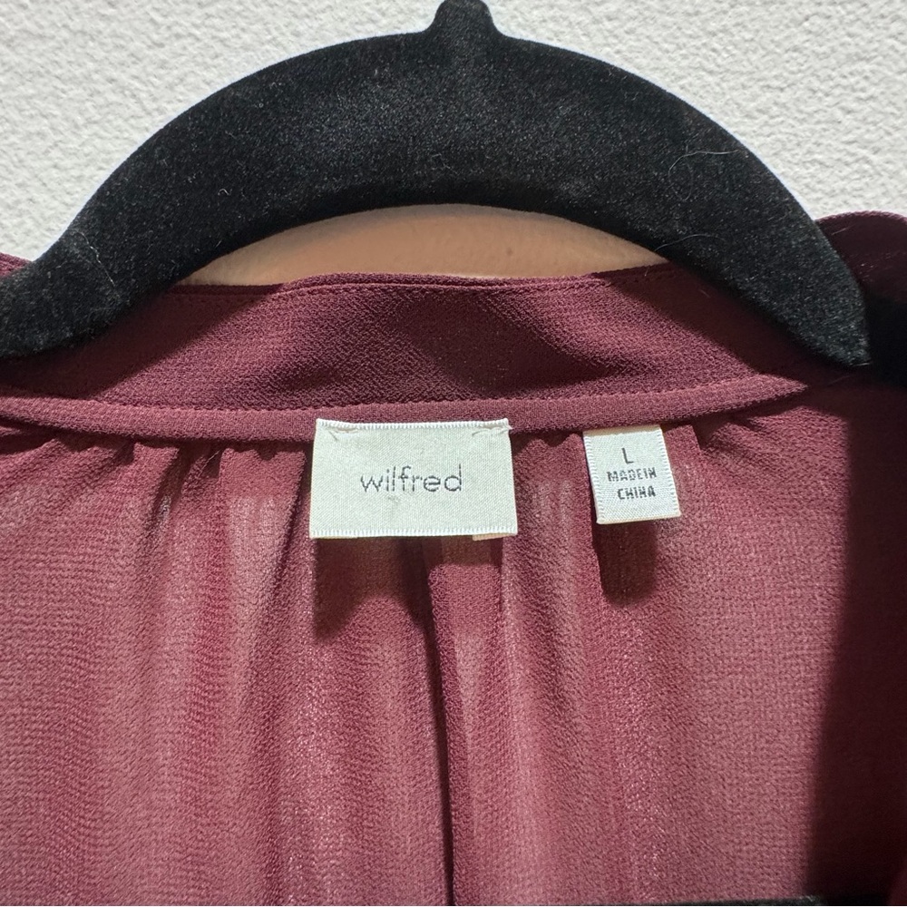 Wilfred Deep Purple Ruffle Tunic - Picture 3 of 3